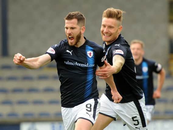 Raith Rovers are in play-off action at Stark's Park.