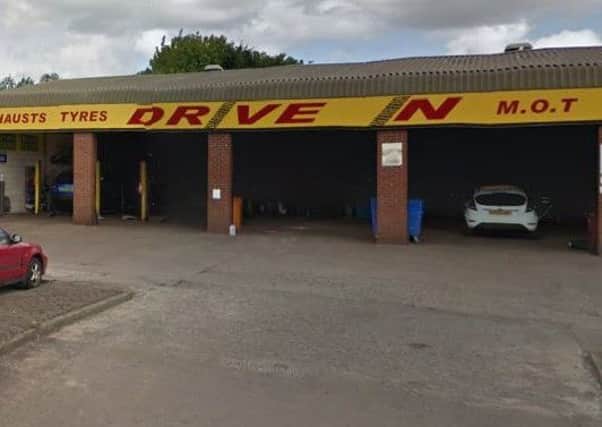 Drive in, Kirkcaldy - soon to be the site of a new David Sands store