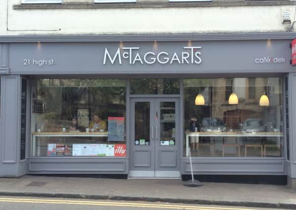 McTaggart's cafe/bistro, Aberdour (Pic: Cath Ruane)