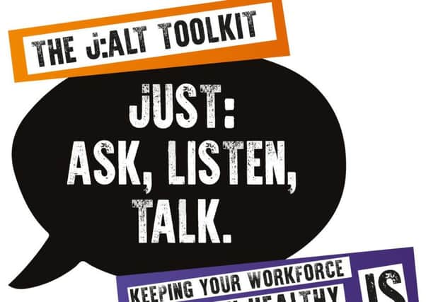 Just: Ask, Talk Listen - mental health toolkit in Fife