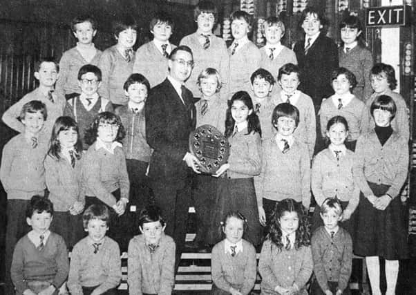 St Marie's Primary School's Chess Club in 1981.