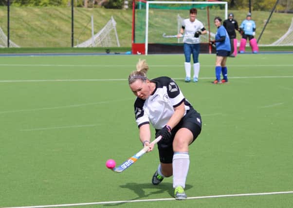 Jen Callaghan in training for the European Hockey Masters Championships. (Pic by Allana Willox)