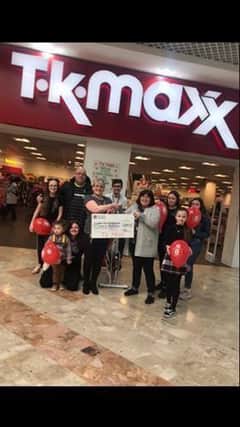 Donation from TK Maxx to Linktown Youth Club to fund a community fun day