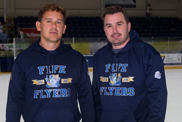 Todd Dutiaume and assistant coach Jeff Hutchins (Pic by Steve Gunn)