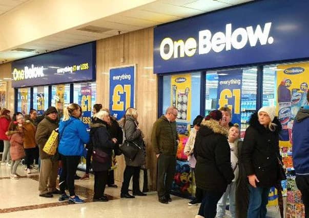 One Below has had success elsewhere, but the Fife Retail Park outlet will be the first in the Kingdom.