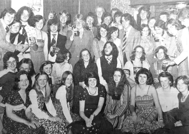 Kirkcaldy High School's reunion night in 1976.