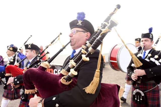 There will be a pipe band parade as part of the events on Saturday. Pic credit: Walter Neilson.