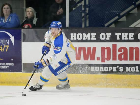 Evan Bloodoff has left Fife Flyers to sign for Coventry Blaze. Pic: Scott Wiggins