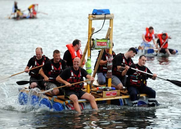 The ever-popular raft race is set to be held on Sunday