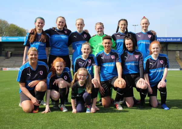 Some of the Raith Women's squad, who will be in action against Cove Rangers at Starks Park this Sunday (KO noon).