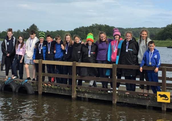 Step Rock Swimming Club's open water team.