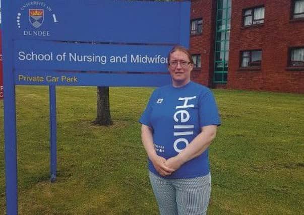 Gayle Davies from Glenrothes has swapped military life for her studies