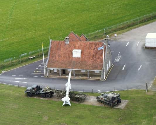 Aerial view of the Secret Bunker Guard House.