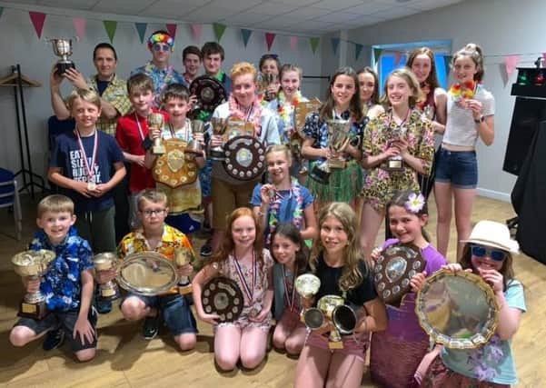 Cupar and District Swimming Club end of season party.