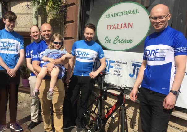 Giacopazzis staff who are now in training for the 120 mile cycle fundraiser.