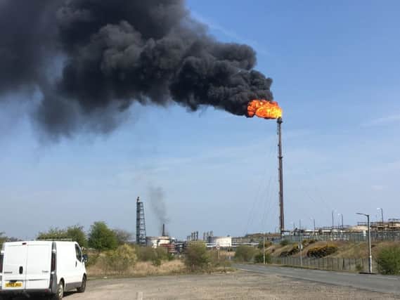 The ExxonMobil operated plant had been flaring since late on Monday night.