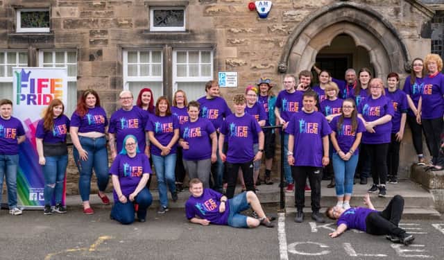 Fife Pride volunteers 2019. Pic: Scott A Winchester.