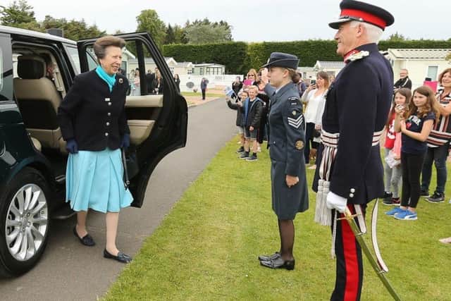 Princess Anne is welcomed to Clayton Park