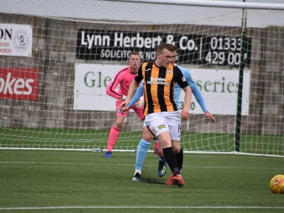 Liam Watt had an excellent game for the Fifers, and scored the fourth goal.