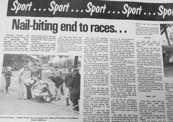 Scottish Road Races, 1979 - held at Beveridge Park Kirkcaldy (Pic: Fife Free Press)