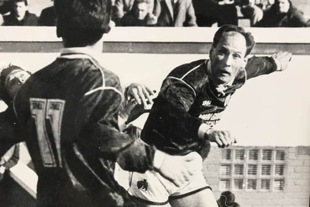 A Dundee stalwart, playing 13 seasons at Dens Park between 1997 and 1990, including winning the 1978-79 Scottish First Division. The defender then crossed the Tay to sign for Raith, winning the First Division again in 1992-93.