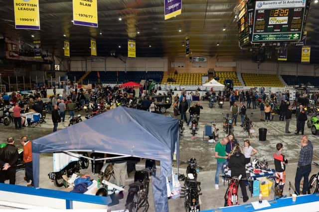 Fife Ice Arena was busy as enthusiasts and clubs from around Scotland converged on the Gallatown venue for the annual Kirkcaldy Motor Show. Pic: RD Photography.