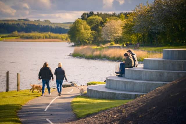 Lochore Meadows Country Park is 2 miles north of Lochgelly and a major centre for outdoor and leisure, including barbecuing, picnicking, birdwatching and cycling. Organised and membership activities include golf, fishing, orienteering, watersports and mountain biking. Pic: Fife Council/Damian Shields.