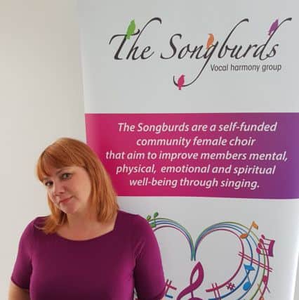 Lesley Winton helps run The Songburds, which is based in Kirkcaldy.