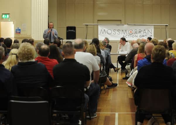 Mossmorran Action Group meeting held at Lochgelly Town Hall (Pic: George McLuskie)