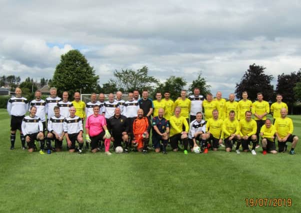 Fife Thistle and club's legends met for their annual fixture.