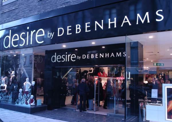 Desire By Debenhams store in Kirkcaldy  High Street (Pic: Fife Free Press)