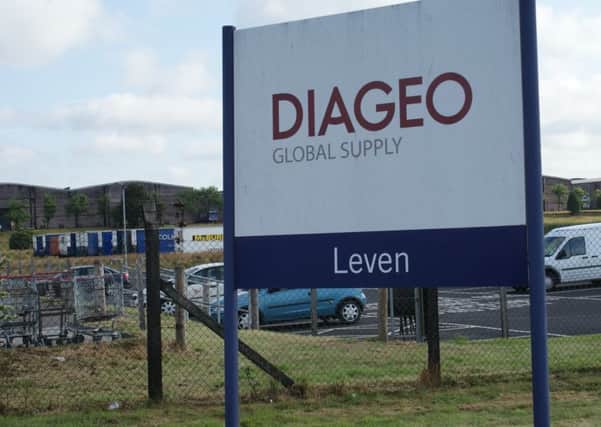 Diageo has plants in Leven and Cameron Bridge.
