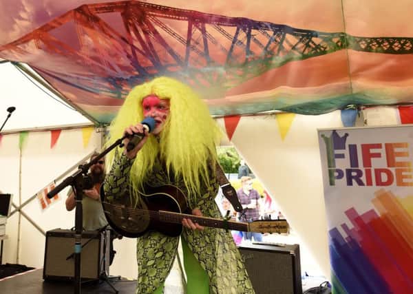 Budding songwriters are being invited to come up with an anthem for Fife Pride. Pic credit- Fife Photo Agency