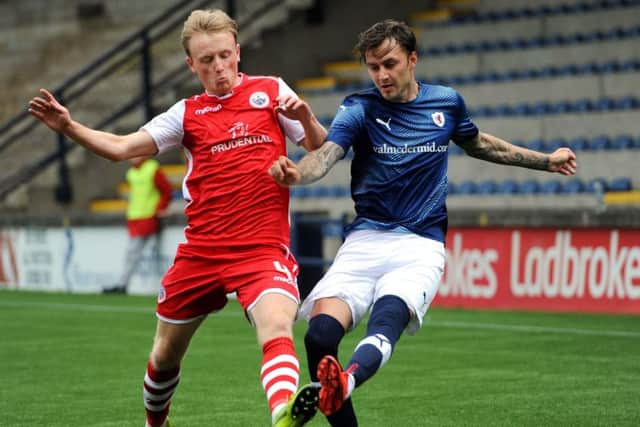 Kieran MacDonald in action for Raith Rovers (Pic: Fife Photo Agency)
