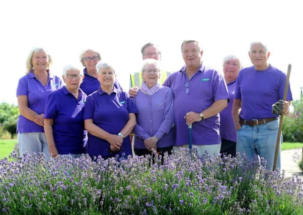 Members of Growing Kirkcaldy have been working in the town's Volunteers Green. Pic:  Walter Neilson.