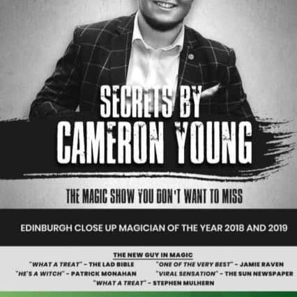 Secrets by Cameron Young is on at this year's Edinburgh Festival Fringe.