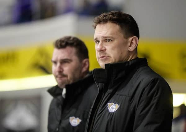 Fife Flyers coaching team - Todd Dutiaume & Jeff Hutchins.