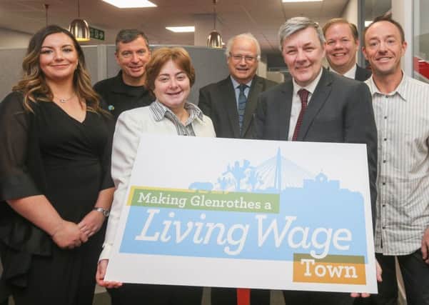 The campaign to make Glenrothes the first Living Wage Town in the UK was launched at Enterprise Hub Fife