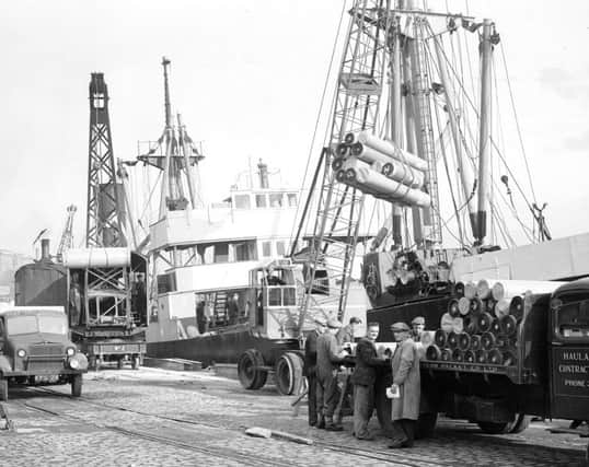 Kirkcaldy Harbour and docks played a huge part in the linoleum trade. Picture: JPIMedia