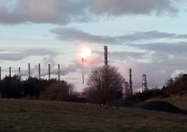 Flaring at Shells NGL plant at Mossmorran in Fife is to take place this weekend. (Pic: FFP)