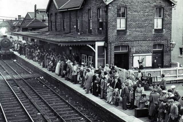 Leven Railway Station in 1958