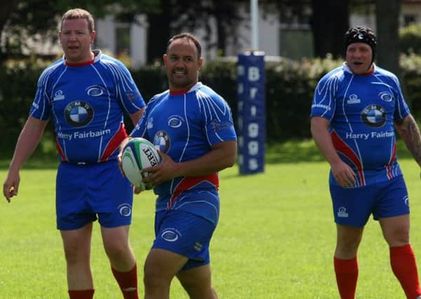 Kirkcaldy head coach Quintan Sanft (middle) featured for Kirkcaldy 2nds. Pic: Michael Booth
