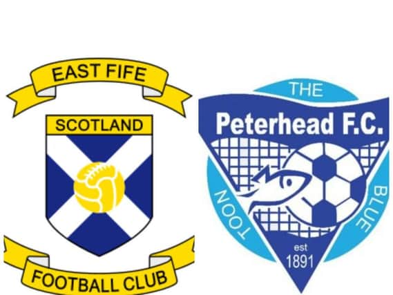 East Fife v Peterhead