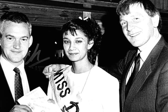 Kirkcaldy's Neena Gadhia is named Miss Dundee at Buddies in the 1980s