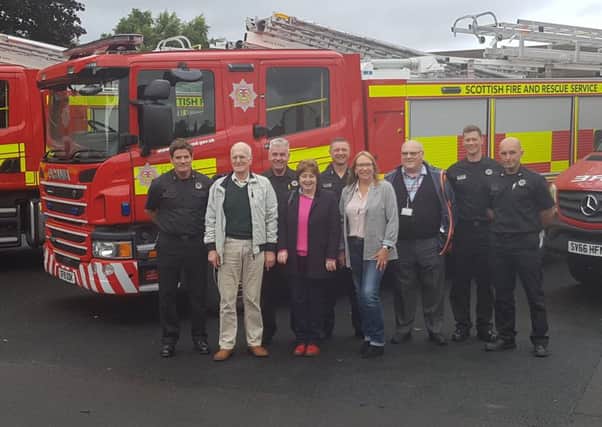 Councillors joined Amber Watch as the new appliances were unveiled at Glenrothes Fire Station