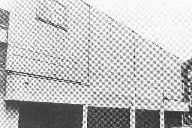 The empty Co-op building on the High Street