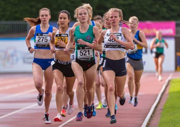 Jenny Selman (second from the left) claimed a silver in the 1500m. Picture by Bobby Gavin.