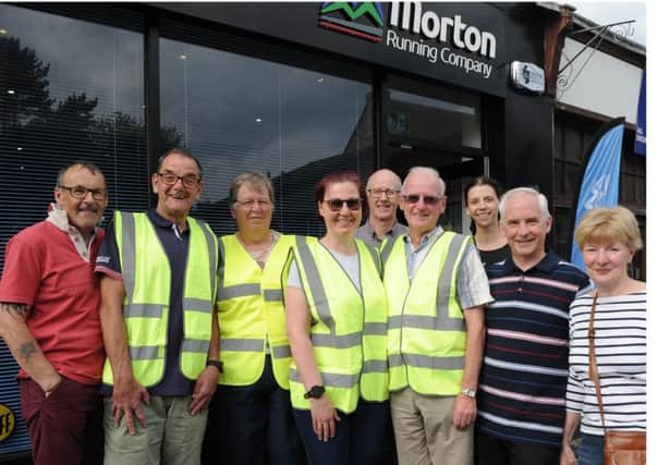 Some of the volunteers and committee members of Kirkcaldy Half Marathon which takes place this Sunday. Pic: George McLuskie.