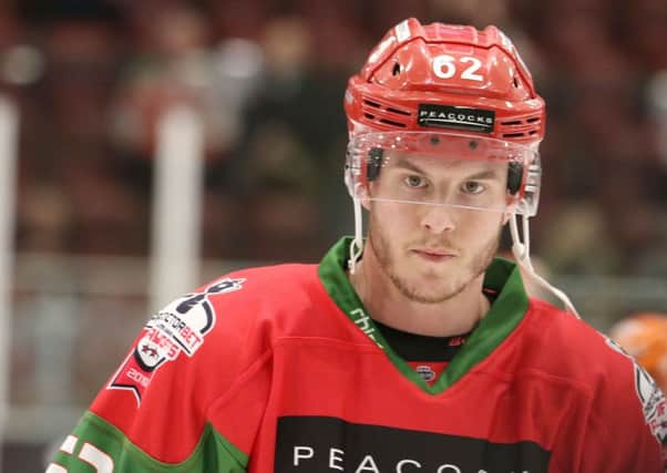 James Livingston won the EIHL Play-off title with Cardiff Devils last season. Pic: Cardiff Devils.