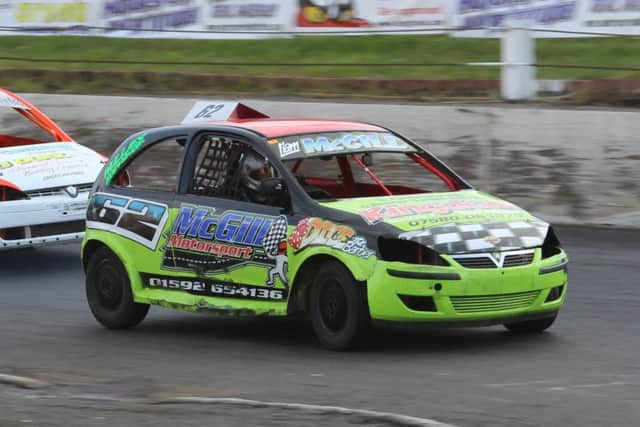 Liam McGill (Dysart) who won a heat and was second in the other and fourth in the Gordon Ross Memorial trophy race.